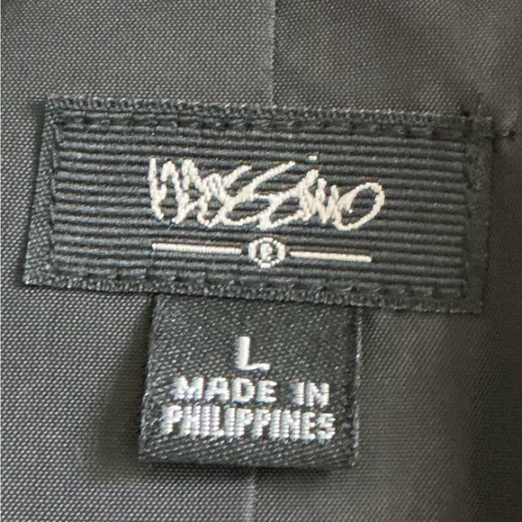 Mossimo Large Women's Black Sleeveless Blazer Vest - Picture 2 of 3